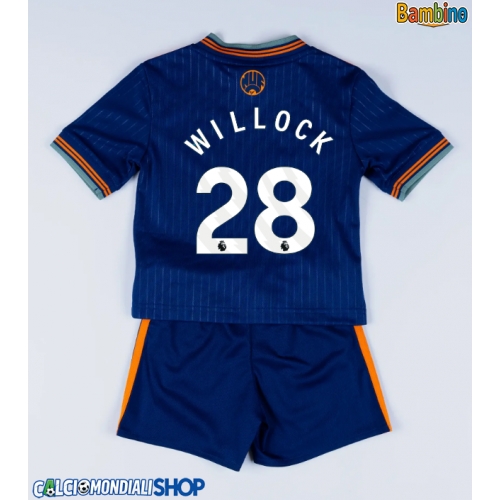 Maglie da calcio Newcastle United Joe Willock #28 Terza Maglia Bambino 2025-26 Manica Corta + Pantaloni corti)